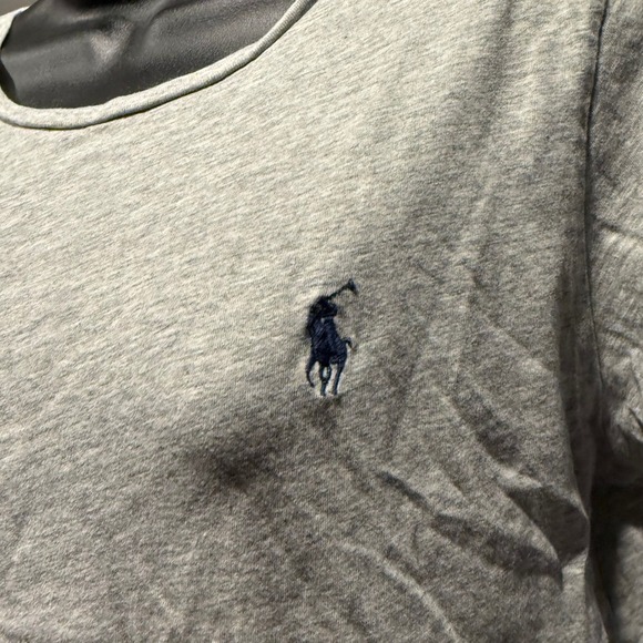 Polo Ralph Lauren Womens Gray Short Sleeve Crew Neck T-Shirt - Picture 2 of 3